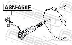 Крестовина кард. вала nissan pathfinder 04/ARM