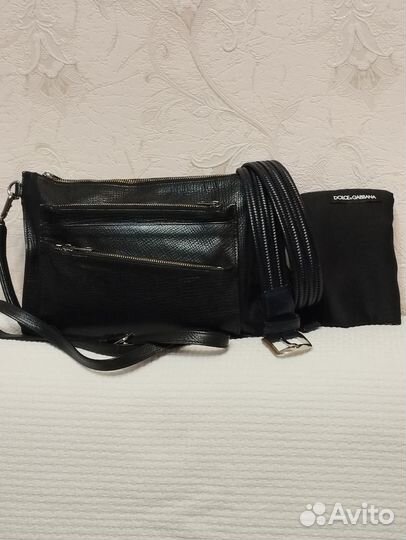 Сумка муж.Dolce Gabbana Италия;Ремень Италия
