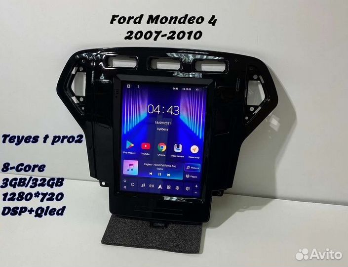 Ford Mondeo 4 teyes tpro android магнитола tesla