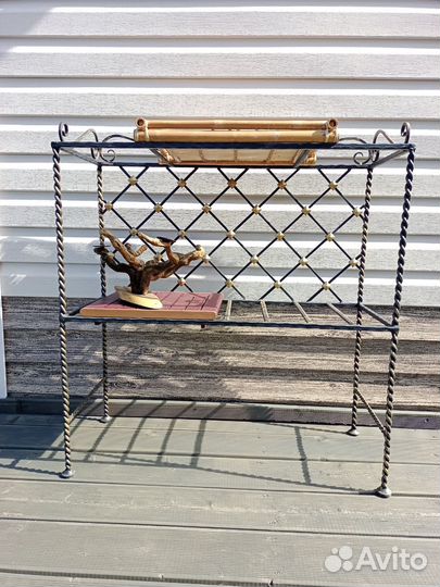 Дровница кованная