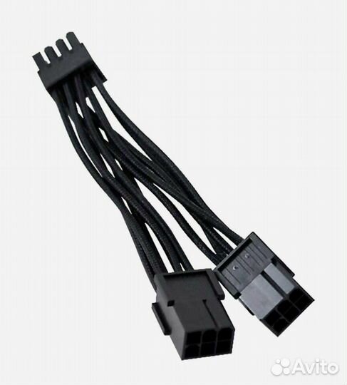 Переходник питания для видеокарт 2x6pin на 8pin