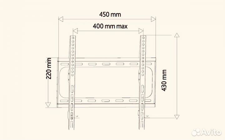 Кронштейн для телевизора FR4