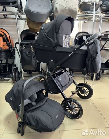 Коляска Luxmom 760 2в1, 3в1 новая