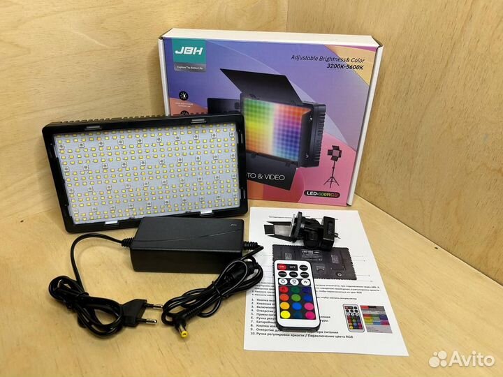 Светодиодная RGB панель для фото и видеосъемки LED