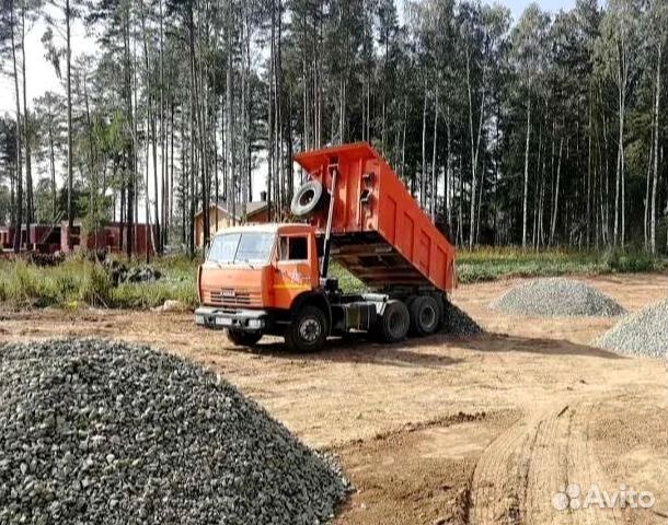 Щебень гравийный с доставкой