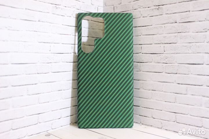 Чехол под карбон на Samsung Galaxy S23 Ultra