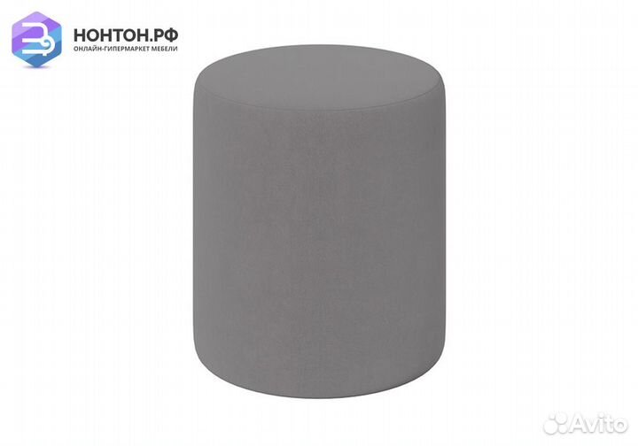 Пуф тип 9 светло-серый