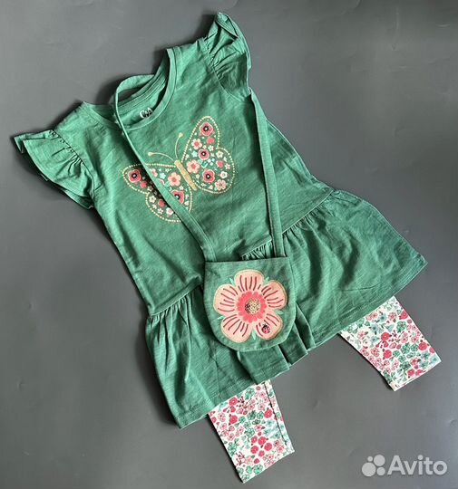 Комплект С&А туника,лосины,сумочка