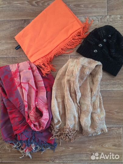 Шарфы, шапка