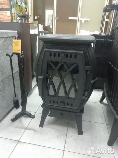Чугунная Печь-камин 