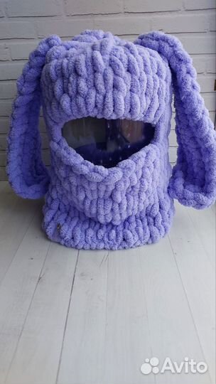 Шапка балаклава для девочки новая