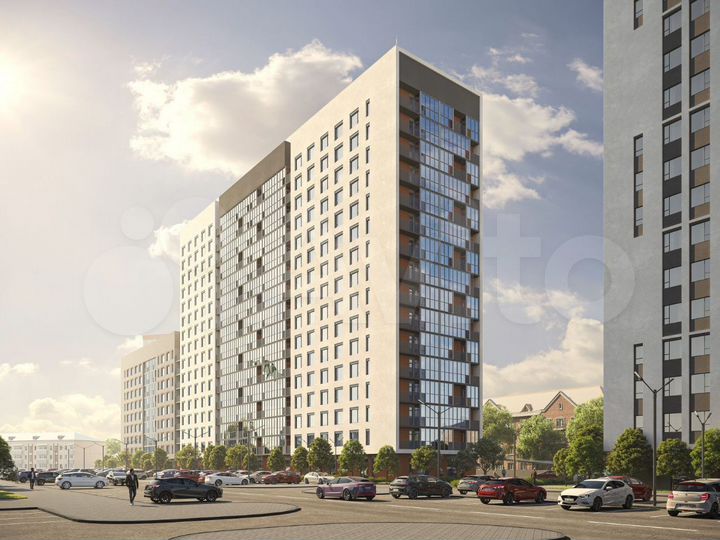 2-к. квартира, 51,1 м², 10/16 эт.