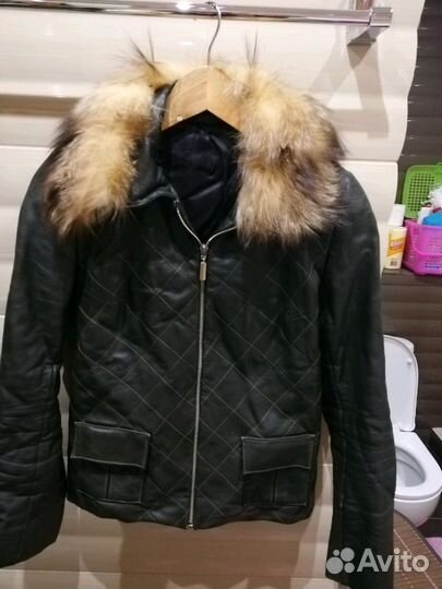 Куртка кожаная