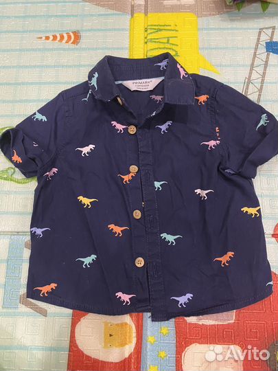 Рубашка для новорожденного мальчика