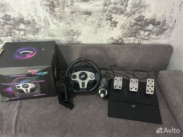 Игровой руль dexp wheelman pro gt