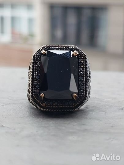 Мужской перстень серебро