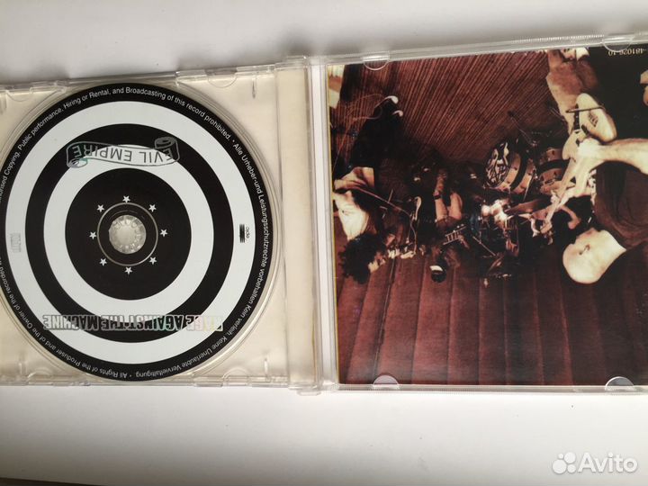 CD rise against the machine evil empire