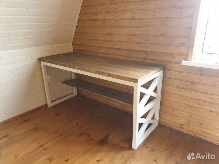 Стол в стиле лофт 