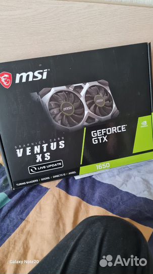 Видеокарта gtx1650 4gb