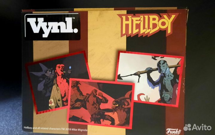 Funko pop фигурки vinl hellboy + in hell comic tpb