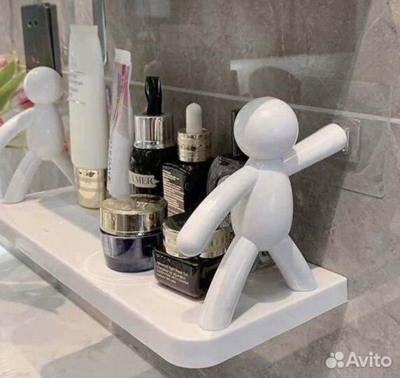 Полка навесная для ванной и кухни 