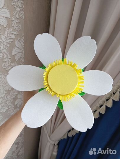 Ободок ромашка, нарцисс