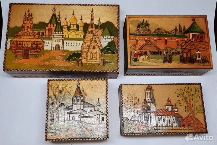 Комплект шкатулок Загорская ф-ка игрушек №1