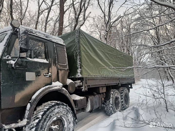 Тент на армейский камаз 4310