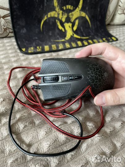 Игровая мышь Bloody A7 + коврик