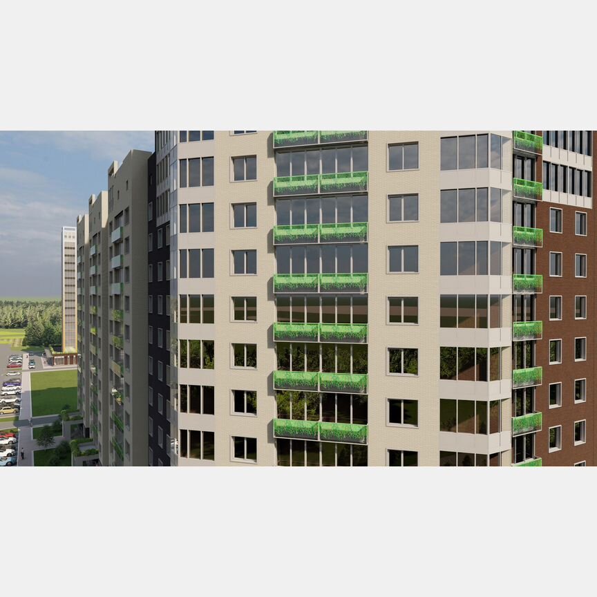 3-к. квартира, 127,3 м², 2/14 эт.