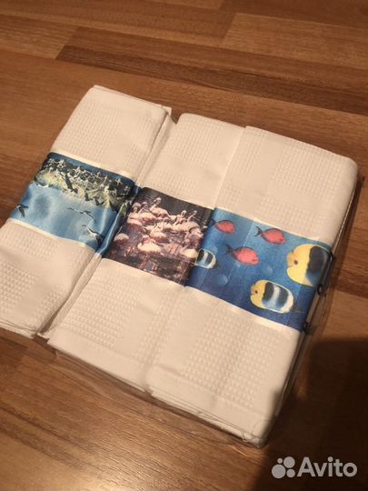 Сатиновые полотенца (набор 6шт)