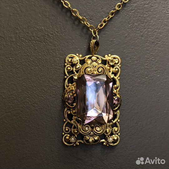 Кулон леденец. Чехословакия