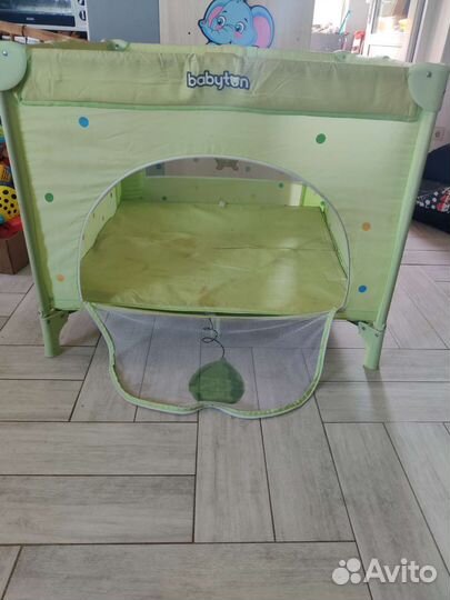 Манеж детский складной babyton