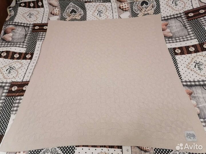 Плед детский вязаный