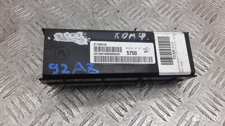 Блок комфорта Chevrolet Cruze