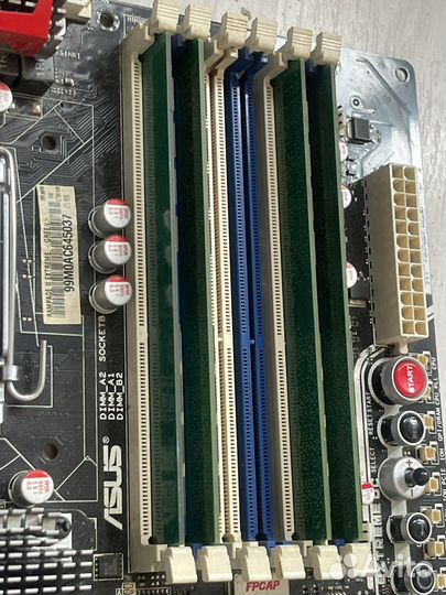 Материнская плата с процессором Asus Rampage II