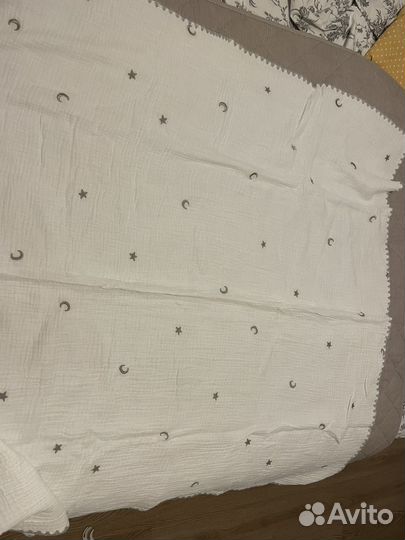 Плед муслиновый новый 100*100