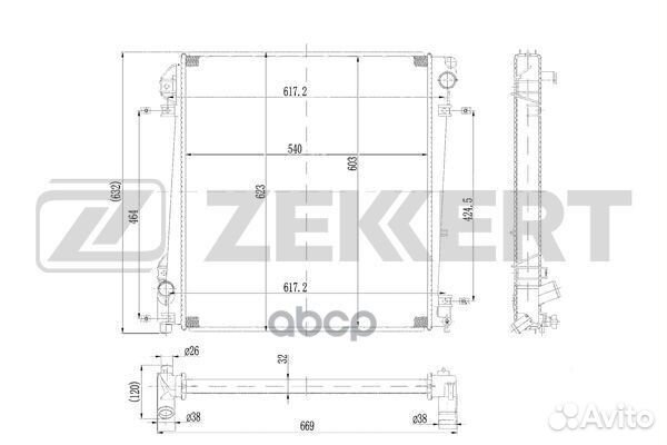 Радиатор охл. дв Ford Explorer III 02- mk-1578