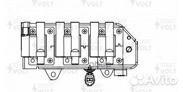 Катушка зажигания hyundai sonata 00- SC0803 STA