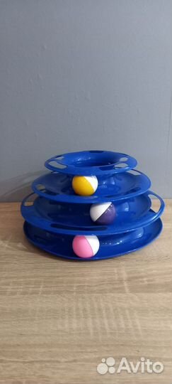 Когтеточка и игрушка для кошек и котят