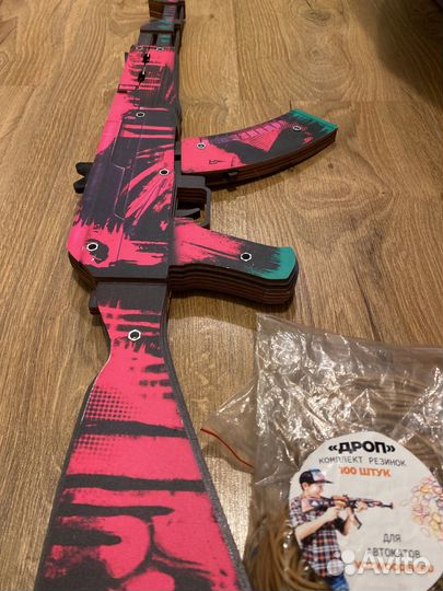 Резинкострел деревянный автомат vozwooden