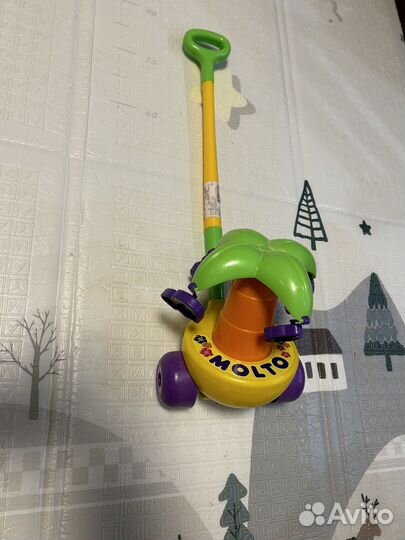 Каталка с ручкой пальма