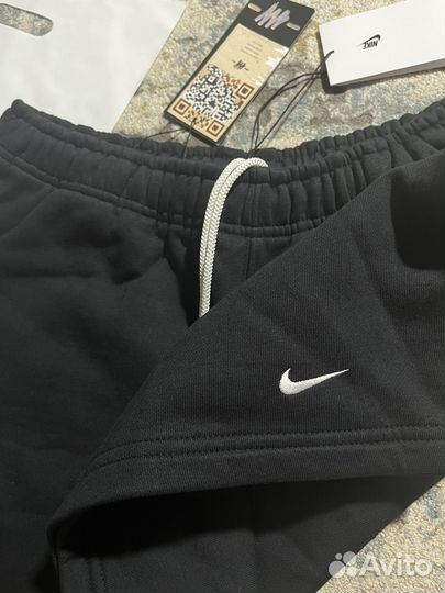 Шорты nike solo swoosh fleece shorts black