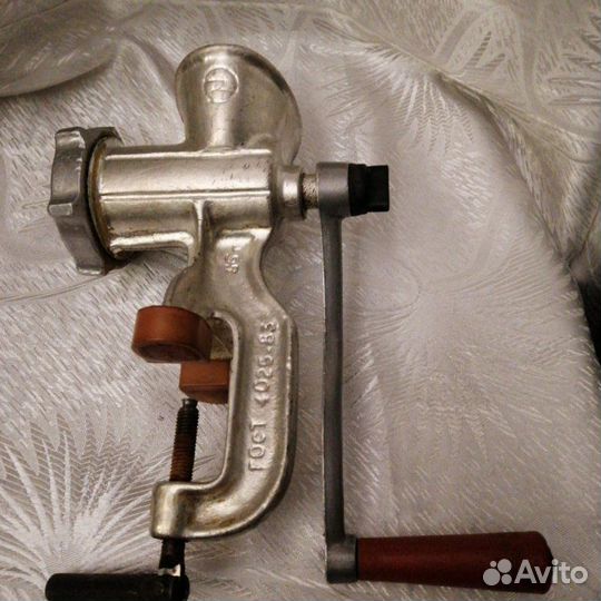 Мясорубка ручная мясорубка антикварная СССР