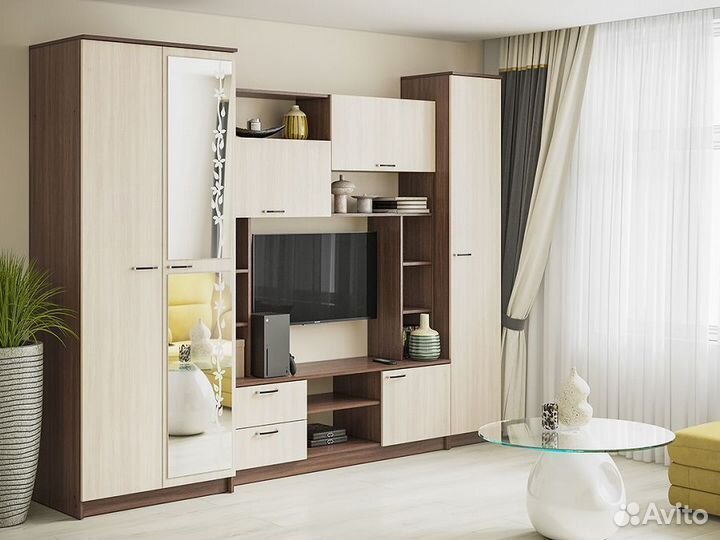 Стенка в гостиную, гостиная 2,7м