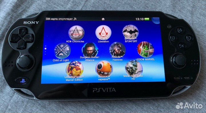 PS Vita, больше 300 игр, карта памяти 128