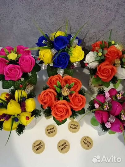 Мыльные розы букеты