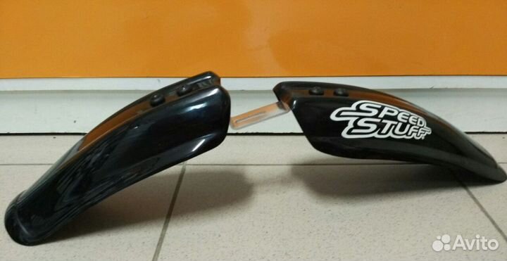 Крыло переднее для широких колес, рога на руль