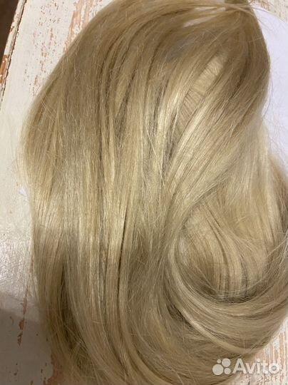 Волосы для наращивания блонд бу