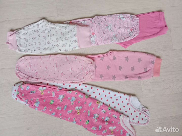 Вещи пакетом на девочку от 0 до 9 мес